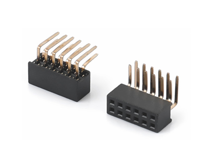 1.27mm 4.3H 雙排90° DIP（2-50Pin）